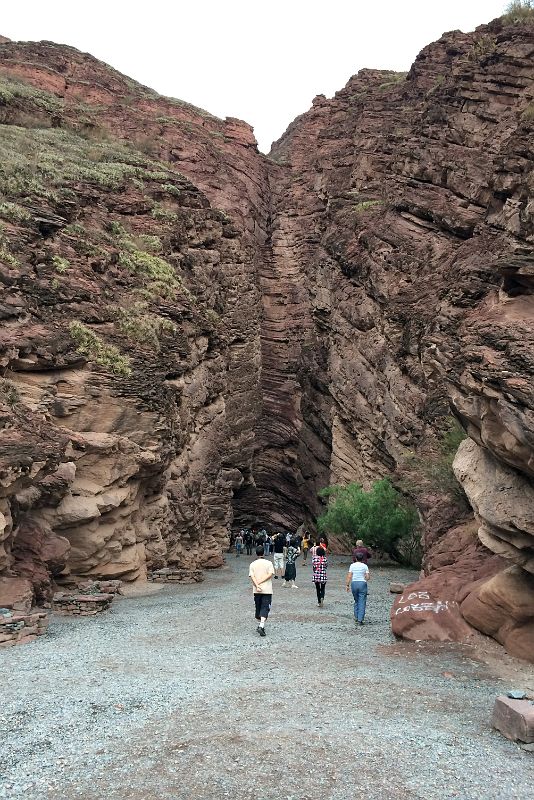 18 Walking In To The Anfiteatro Amphitheatre In Quebrada de Cafayate South Of Salta